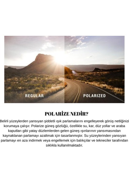 Faceon 867007 C800M Unisex Polarize Güneş Gözlüğü indirimleri