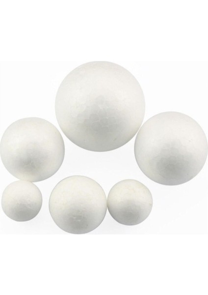 Strafor Top ve Küre (Yuvarlak Strafor Köpük) 8 cm
