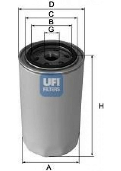 Yağ Filtresi Ford Escort Iii 1.6 D 54HP 04/84-12/85 10