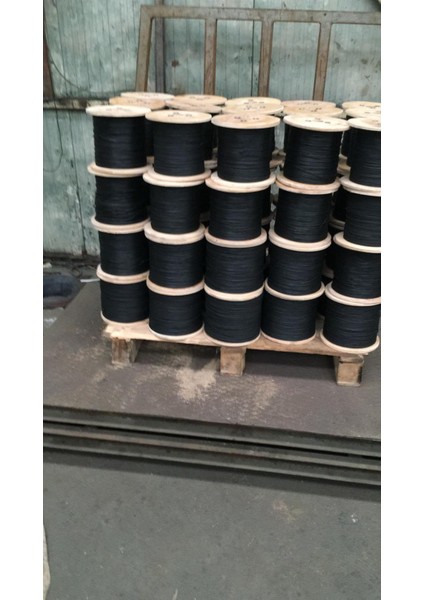 Pvc Kaplı Kablo Bağlama Teli (Siyah) 12 Cm'lik / 500 Gram