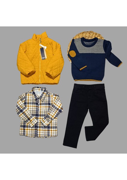 Montlu Triko Kazaklı 4’lü Takım