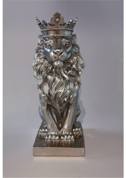 Büyük Boy Aslan Kral Heykel