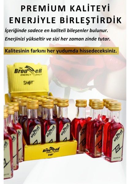 The Brouzzer Karışık Meyve Aromalı Içecek 20ML - Erkekler Için Düşük Kalorili ve Enerji Artışı