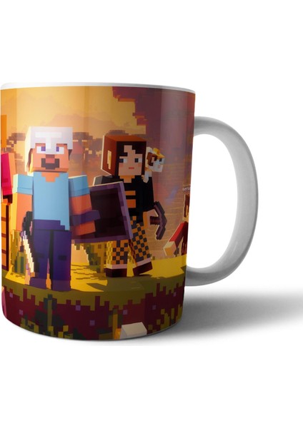 Minecraft Movie - Filmi Kupa Bardak Model 3
