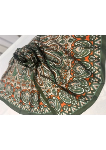 Kadın Pamuklu Haki Retro Etnik Şal modelleri