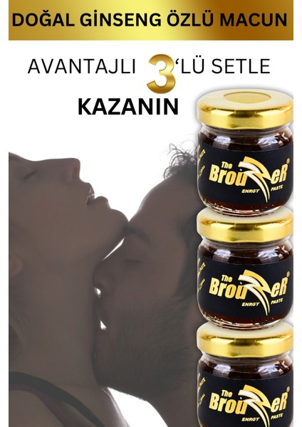Doğal Bitkisel Karışım Macun 43 gr 3'lü Ekonomik Set