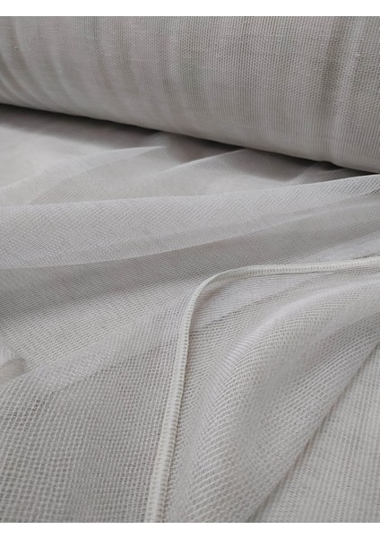 Modern Panama Keten Tül Perde - Koyu Krem - Pileli Dikim 1x2,5 Pile - L700 fırsatları