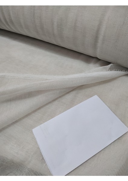 Modern Panama Keten Tül Perde - Koyu Krem - Pileli Dikim 1x2,5 Pile - L700 indirimleri