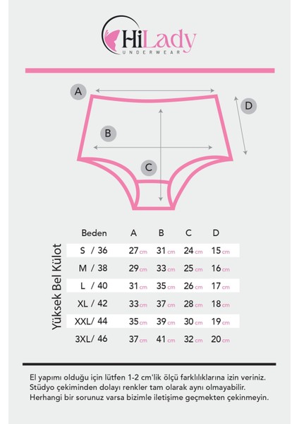 Kadın Yüksek Bel Külot 5'li Paket Soft Renkler, Likralı Esnek Pamuklu ve Nefes Alabilir modelleri