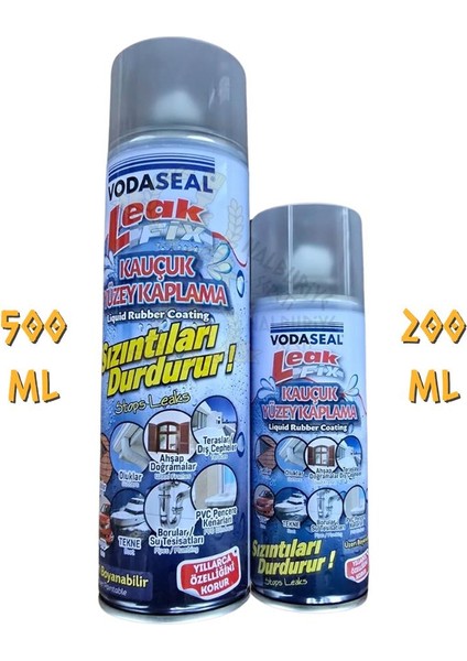 Leakfix Kauçuk Kaplama Sızdırmazlık Spreyi 200 Ml. - Şeffaf fırsatları