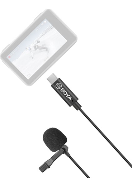 BY-M3OA Dji Osmo Action 1 Için Yaka Mikrofonu (Sadece Osmo Action 1 Uyumludur)