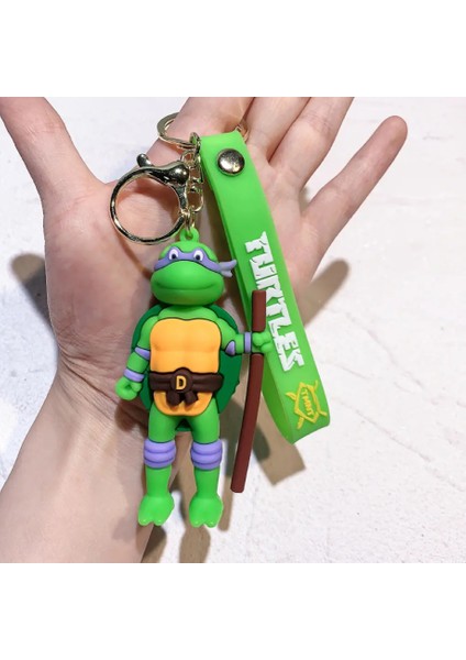 Ninja Kaplumbağalar Büyük Boy Lüx Anahtarlık Çanta Süsü