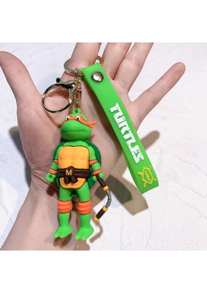 Ninja Kaplumbağalar Büyük Boy Lüx Anahtarlık Çanta Süsü