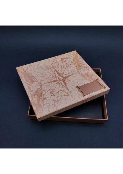 Kutu Pusula Temalı Hediye Kutusu fiyatları