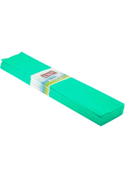Su Yeşili Krapon Kağıdı 50X200 cm 10'lu Paket