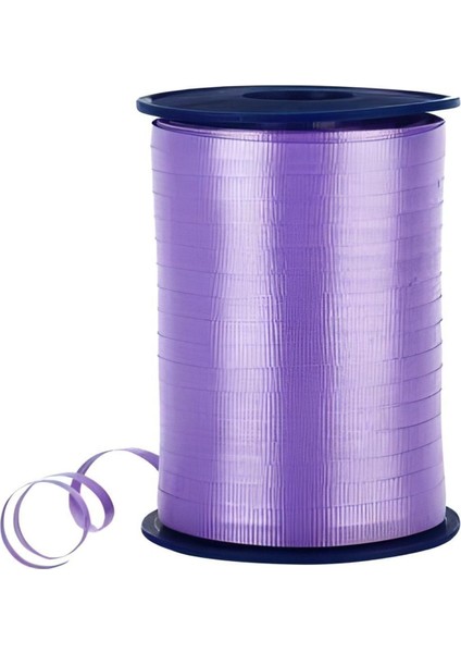 Mini Party Store Pastel Mor Rafya Şerit 8 mm x 200 M