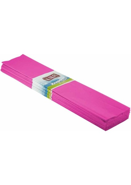 Fuşya Krapon Kağıdı 50 x 200 cm 10'lu Paket