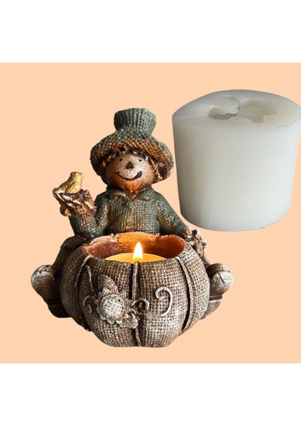 Cadılar Bayramı Dekoratif Mumluk Silikon Kalıbı indirimleri