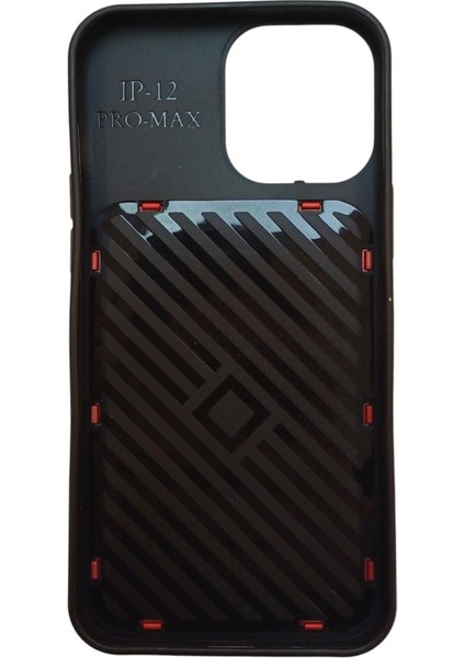 Apple iPhone 12 Pro Max Kamera Korumalı Kartlıklı Kılıf(Çıkarılabilir Kamera Koruma)