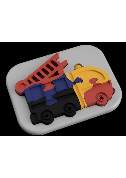 Itfaiye Eğitici Puzzle Oyun Zihinsel Gelişim Çocuk Gelişim Çocuklar Için