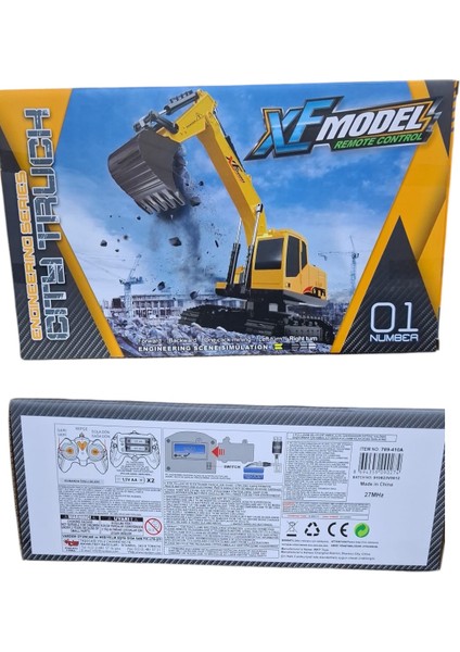 Uzaktan Kumandalı Xf Model Kazıcı 789-410A F/f Işıklı Şarjlı 3+ modelleri