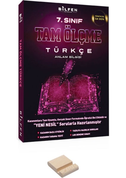 7. Sınıf Tam Ölçme Etkinlikli Türkçe Soru Bankası + Telefon Tutucu