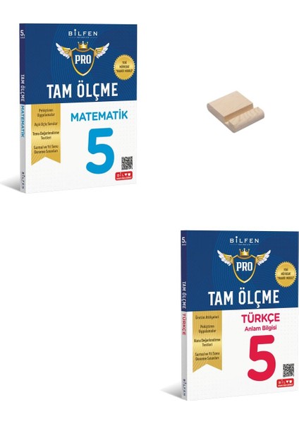 5. Sınıf Tam Ölçme Serisi Etkinlikli Matematik ve Türkçe Soru Bankası + Telefon Tutucu