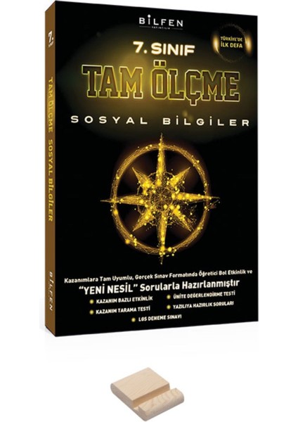 7. Sınıf Tam Ölçme Etkinlikli Sosyal Bilgiler Soru Bankası + Telefon Tutucu