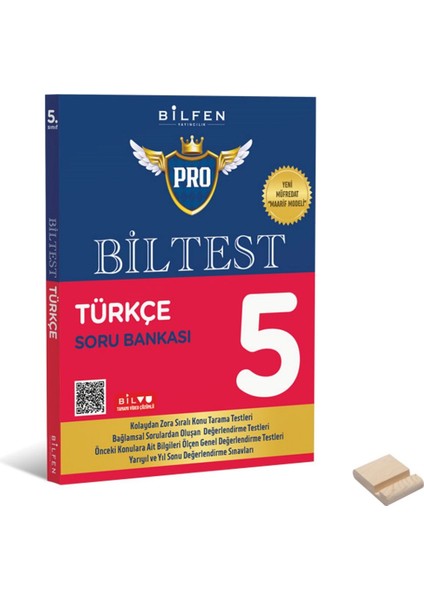 5. Sınıf Biltest Serisi Türkçe Soru Bankası + Telefon Tutucu