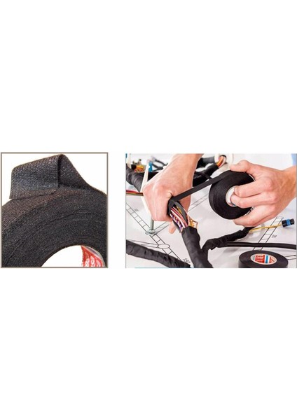 Yapışkanlı Bez Sargı Bandı Kablo Toplayıcı - 19 mm x 15 Mt. fırsatları