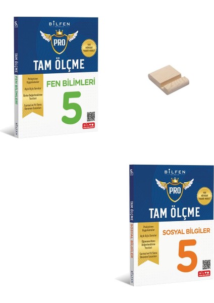 5. Sınıf Tam Ölçme Serisi Etkinlikli Fen Bilimleri ve Sosyal Bilgiler Soru Bankası + Telefon Tutucu