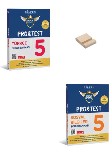 5. Sınıf Protest Serisi Türkçe ve Sosyal Bilgiler Soru Bankası + Telefon Tutucu