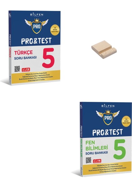 5. Sınıf Protest Serisi Türkçe ve Fen Bilimleri Soru Bankası + Telefon Tutucu