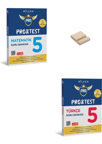 5. Sınıf Protest Serisi Matematik ve Türkçe Soru Bankası + Telefon Tutucu