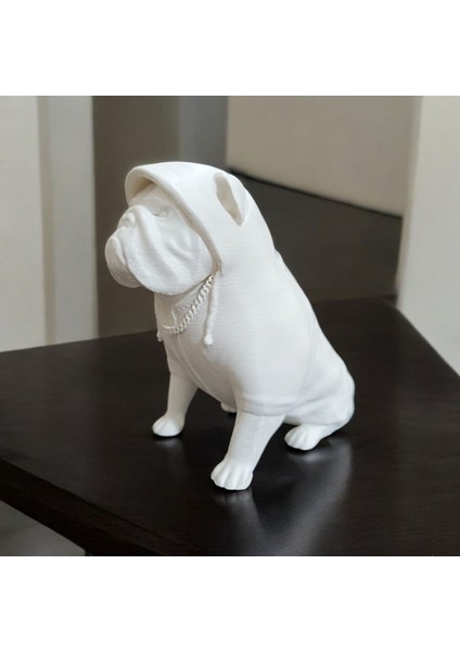 Bulldog Köpek Biblo Dekor 16,5X9,5X15 cm
