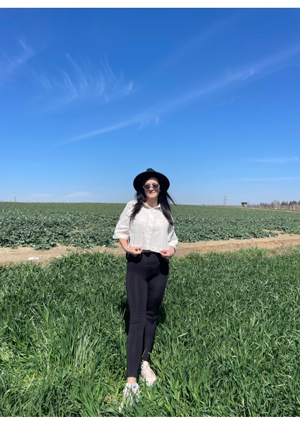 Keten Cutout Detaylı Gömlek fırsatları