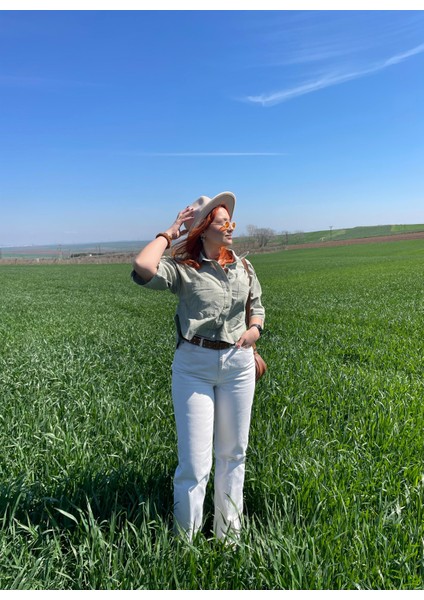 Keten Cutout Detaylı Gömlek fiyatları