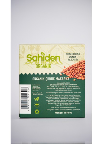 Çubuk Makarna Vegan Kırmızı Mercimek fiyatları