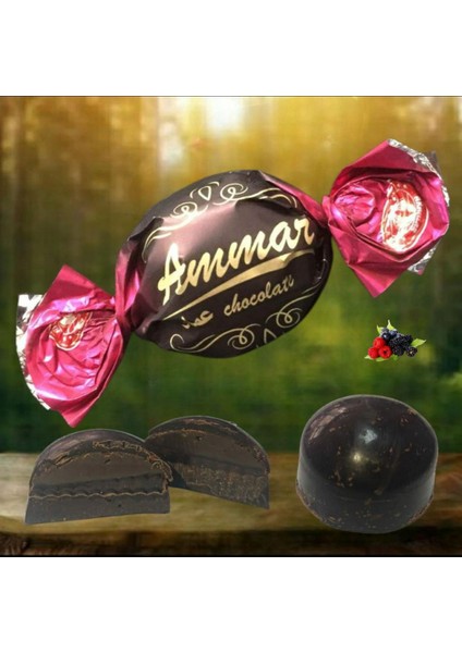 Bitter Kaplamalı Dut Aromalı Bayramlık Ikramlık Ammar Çikolata 300 gr fiyatları