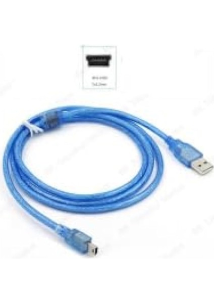 1 Metre Mini USB Kablo 1 Metre 5 Pin USB Kablo