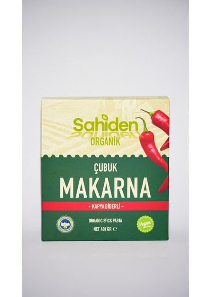 Çubuk Makarna Vegan Kapya Biberli