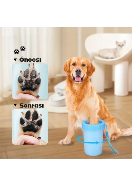Kedi Ve Köpek İçin Pati Temizleme Kabı