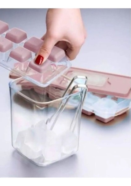 1 Adet Bas Parmak Silikon Buz Kalıbı 12 Bölmeli Buz Kalıbı Silikon Buzluk Buz Küpü modelleri
