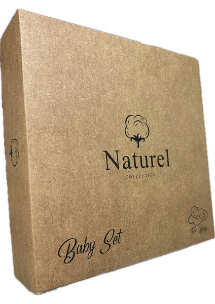 %100 Pamuklu Bebek Nevresim Takımı (Alezli) 5 Parça Kutulu Set 100X150 cm