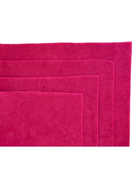 Fuşya Rengi Metrelik Ince Keçe Kumaş Keçe 1 mm Aktivite Keçesi Renkli Keçe 1 Metre (100 cm x 100 Cm) fiyatları