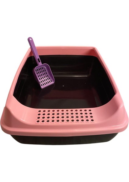Elekli Açık Kedi Tuvalet Seti - 9 Parça **pembe