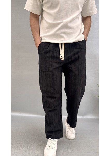 Desenli Keten Jogger