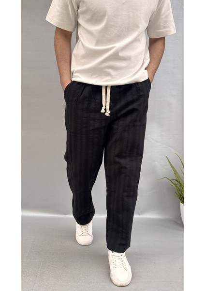 Desenli Keten Jogger