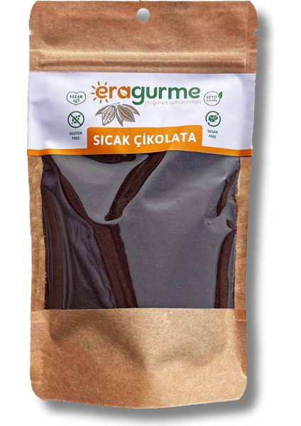 Sıcak Çikolata - Vegan, Glutensiz, Ketojenik - 100 gr