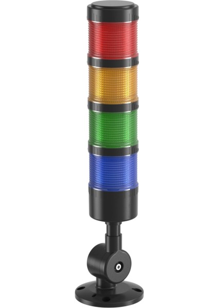 D014-4B 24V Dc Buzzer 4 Renk Ikaz Lambası